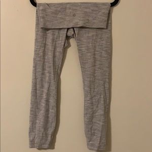 Grey Lululemon Leggings for lifting/running